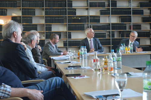 v.r.: Kay Scheller, Martin Winter, Lambert-Sebastian Gerstmeier.