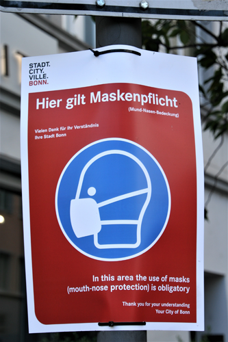 Die Corona-Pandemie beherrschte das WebGespräch mit dem Pressevertreter der Stadt Bonn.